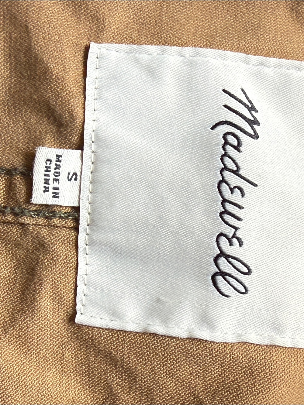 Madewell Camo Utility Jacket - Green/Brown Woodland Print - Picture 6 of 7